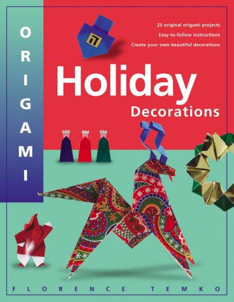 Origami Holiday Decorations book cover