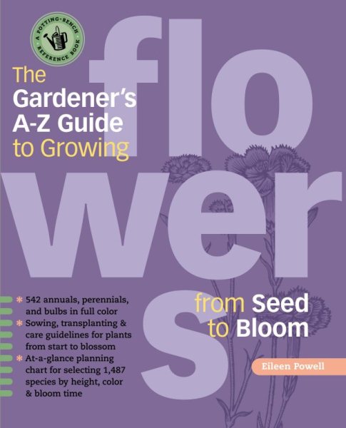 The Gardener's A-Z Guide to Growing Flowers book cover