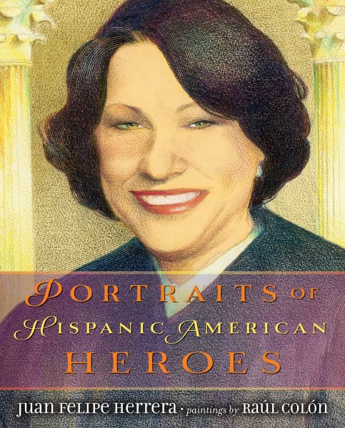 Image of painted portrait of Sonia Sotomayor-book cover