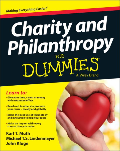 Charity and Philanthropy for Dummies book cover